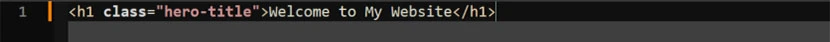 HTML Welcome Code